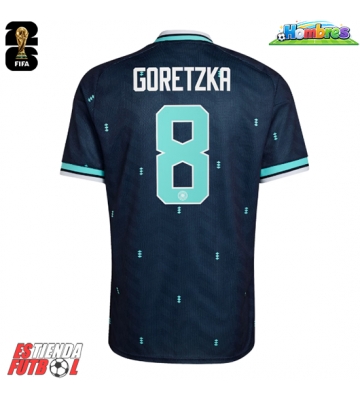 Alemania Leon Goretzka #8 Segunda Equipación Mundial 2026 Manga Corta